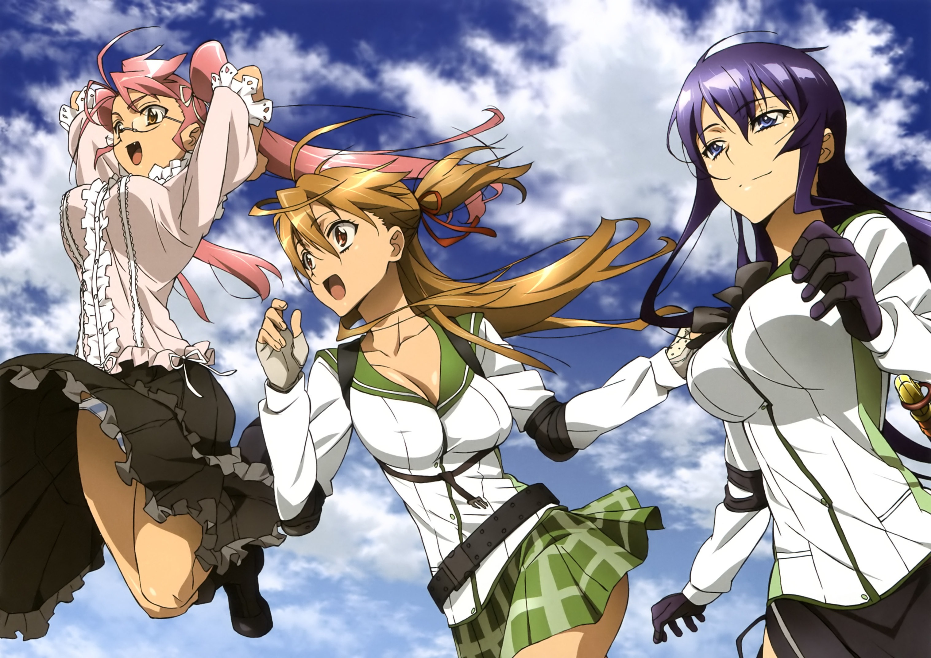 Highschool Of The Dead Episode 1 English Highschool Of The Dead Matsushima